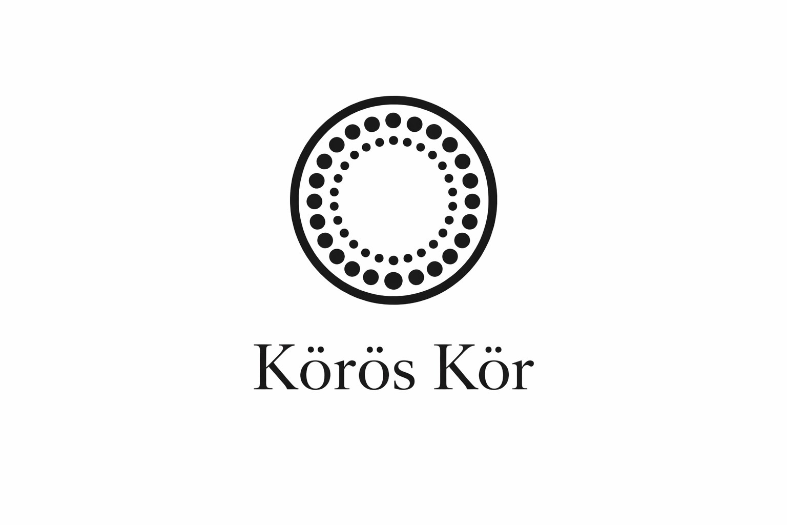 Körös Kör — a circular emblem of concentric rings of dots